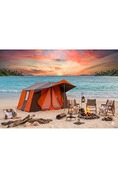 Zey Camping 2+0 DOUBLE KAMP ORMAN ŞANTİYE DEPO ÇADIRI 6 KİŞİLİK