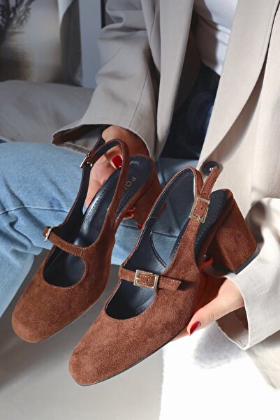 POLKA STORE Γυναικεία παπούτσια Coco Mary Jane Vintage με κοντό τακούνι και κ...