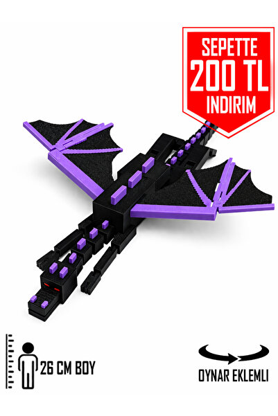 Suelo Butik Minecraft Eklemleri Hareketli Ender Dragon Figürü Maykıraft Ender...