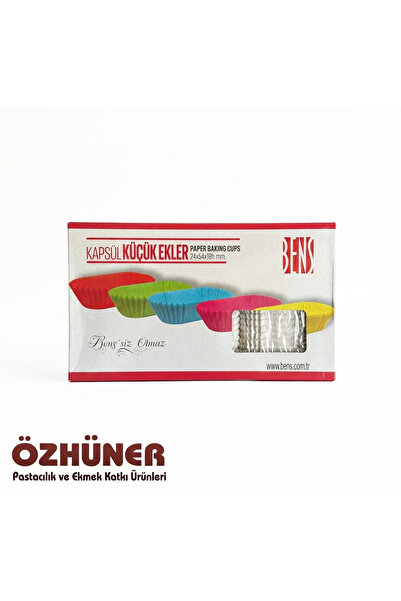 BENS Küçük Ekler Kapsülü Beyaz 24x54x18 mm 1000 Adet Sunumluk, Ekler Kalıbı