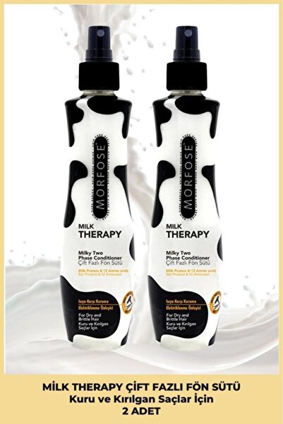 Morfose Milk Therapy Çift Fazlı Fön Sütü 2 Adet