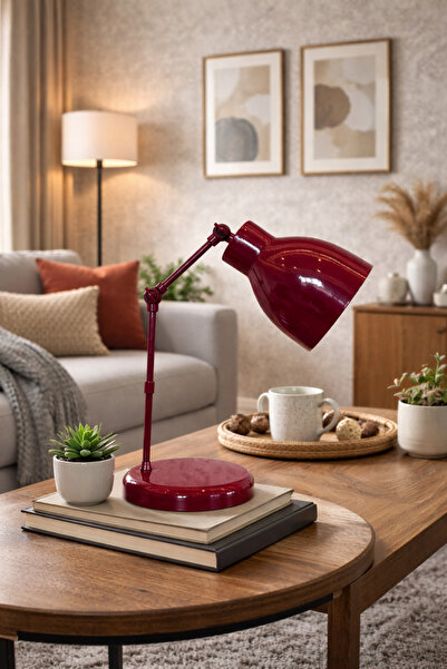 ARTILED Modern Endüstriyel Masa Lambası – Hareketli Metal Gövde – E27 Duy – O...