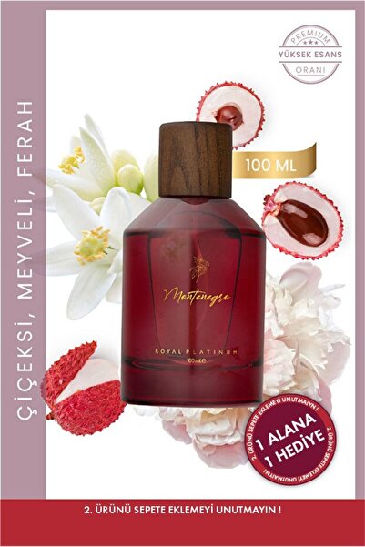 Royal Platinum Montenegro 100 Ml Unisex Niche Parfüm Şakayik Misk Ferah