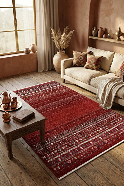 Antique Koleksiyonu Şık ve Dayanıklı Mikrofiber İplik Halı