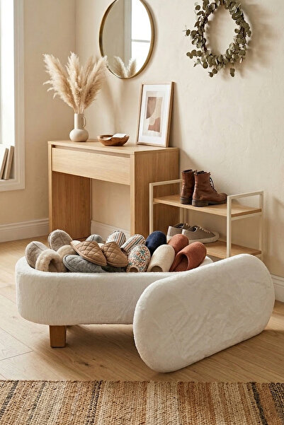 Zem Marin Sandıklı Puf, Beyaz