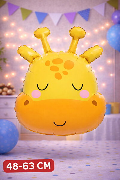 Baloncu Nene Large Giraffe Foil Balloon Birthday Balloon Birthday Ornament Ce...