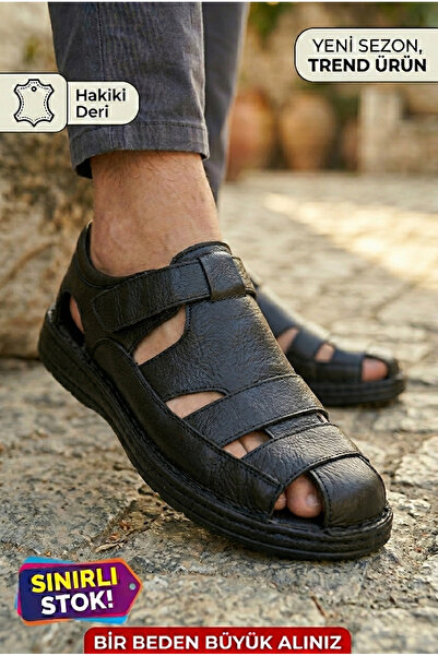 Registan Shoes HAKİKİ KALİTELİ DERİ- TOMMY VERCCETTI TERLİK - SANDALET - PARM...