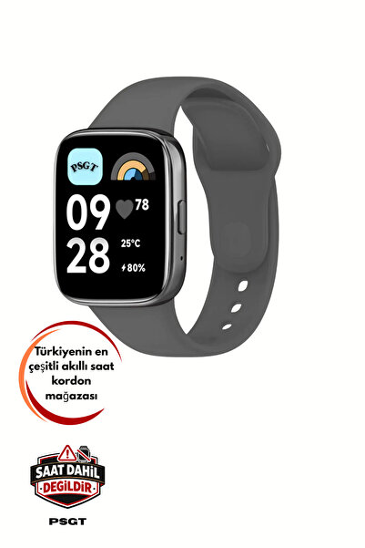 PSGT Xiaomi Redmi Watch3 Active/lite Uyumlu Kordon Spor Şık Tasarım Yumuşak J...