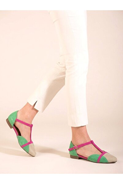 Fox Shoes Skin/fuchsia/green Γυναικείες μπαλαρίνες B 726881802