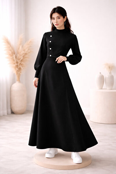 Miyalon Women's Tesettür Top and Skirt Set