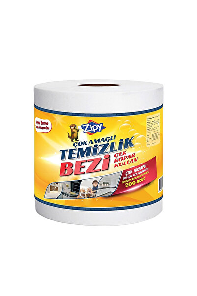 Genel Markalar Dev Rulo Yeni 200 Adet Temizlik Bezi Çok Amaçlı Ultra Dayanıklı Bez