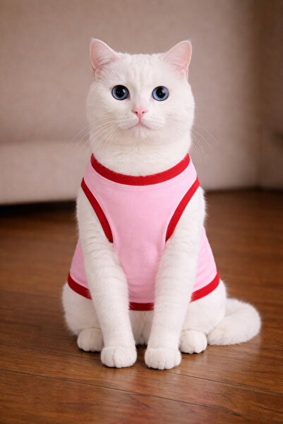 petite pati Pink Hellok 6 Cat Printed Cat Tshirt Size S Cat Clothing (100% Cotton Combed)