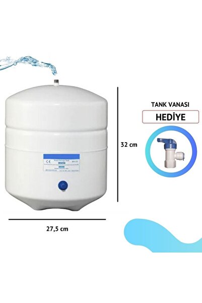 Evora 12 Litre Metal Tank 3.2 Galon Su Arıtma Tankı