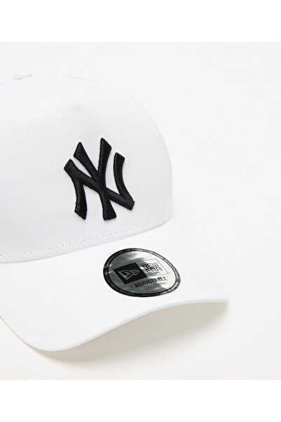 ÖNDER MODA Καπέλο μπάσκετ με κεντημένο λογότυπο NY New York - Λευκό