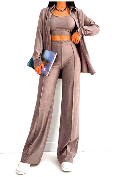 rushana Τριπλό σετ πουκάμισο και παντελόνι