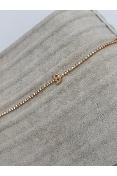 Sirena Accessories Gold Kaplama Su Yolu Harfli Bileklik