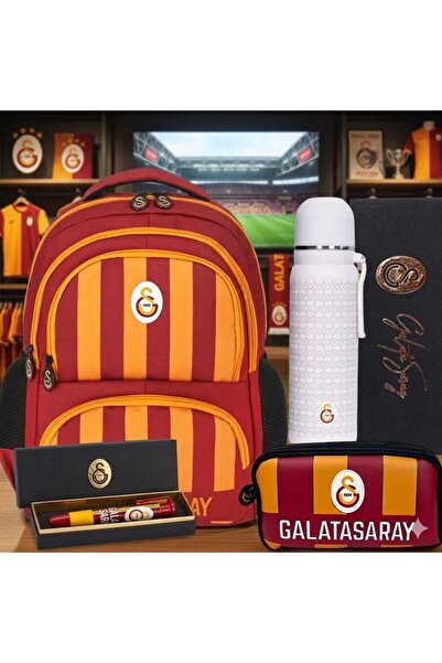 Galatasaray Okul-Sırt Çantası , Çift Gözlü Kalem Çantası - Lisanslı Bardaklı ...