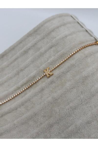 Sirena Accessories Gold Kaplama Su Yolu Harfli Bileklik