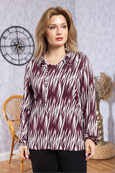 Mutlu City Νέο μοντέλο Γυναικεία χτενισμένη βαμβακερή μπλούζα - Υψηλής ποιότη...