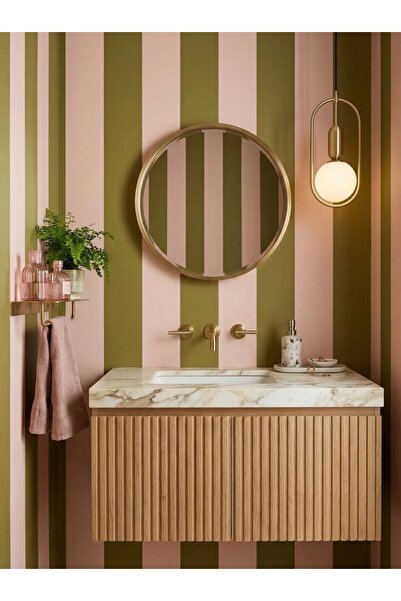 DECOMALL (PP-144) Αυτοκόλλητο τοίχου με καμπυλωτές ρίγες – Αυτοκόλλητη επένδυ...