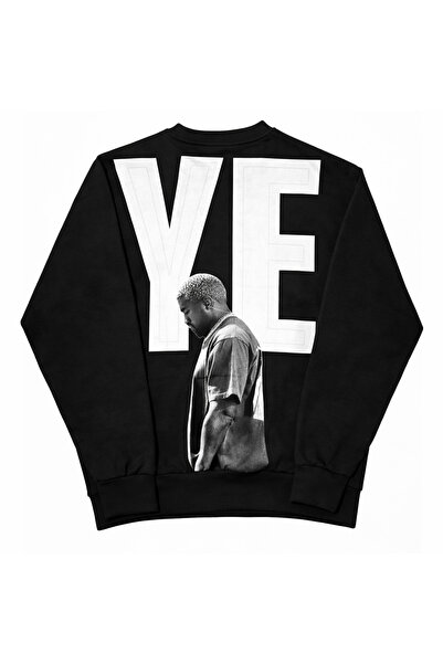 vulgariromania YE Kanye West Ανδρικό Φούτερ Oversize με Στάμπα – Λευκό, Μαύρο...