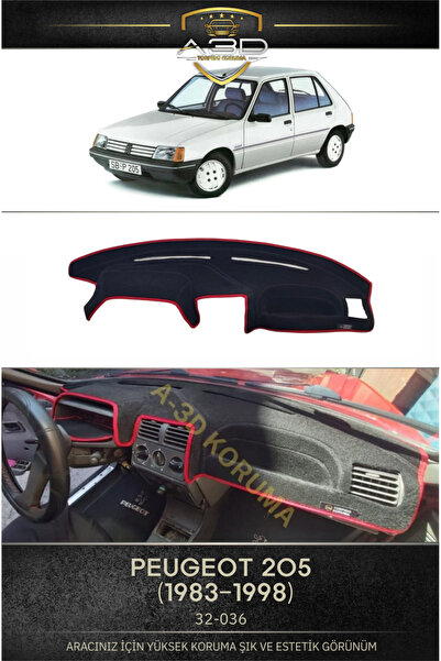 A3D TORPİDO KORUMA PEUGEOT 205 (1983-1998) 3d Glovebox Protection Cover - Pro...