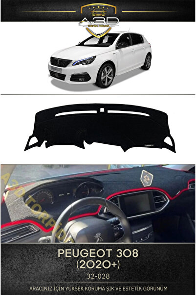 A3D TORPİDO KORUMA Peugeot 308 (2020+) Dashboard Protection Protective Cover ...