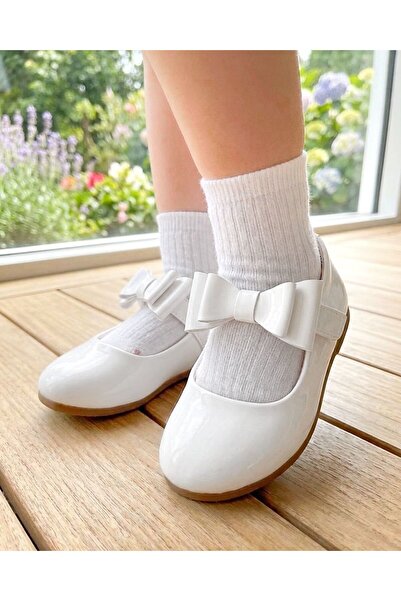 Surpie Shoes Παιδικές μπαλαρίνες με φιόγκο Λεπτομερείς Ορθοπεδικές Μπαλαρίνες