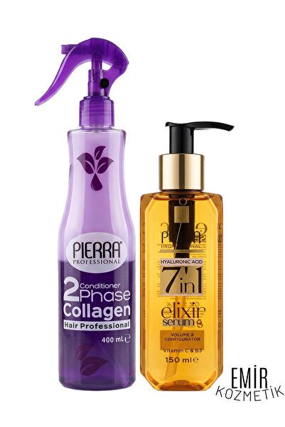 PİERRA Elixir Saç Serumu & Collagen Saç Kondisyoneri Set