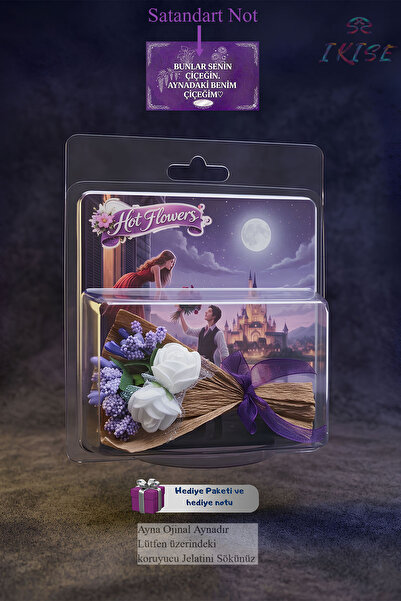 ikisemedya Hot Flowers Mini Buket,Aynalı Solmaz Çiçek,Sevgililer Günü İçin He...