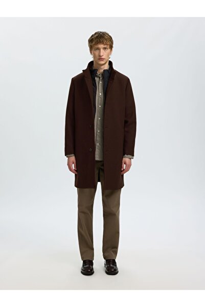 SELECTED Wool-blend coat Long