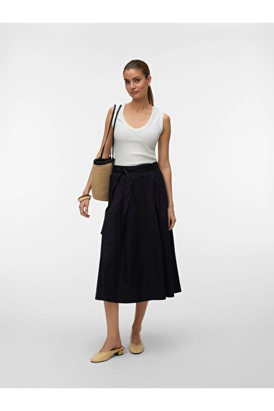 Vero Moda Rock AWLIVA Hohe Taille Midirock