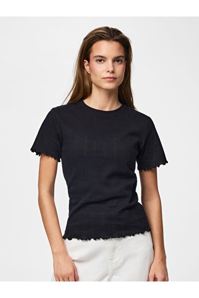 PIECES T-Shirt PCMARIE POINTELLE