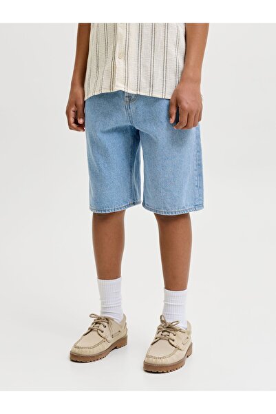 Jack & Jones Junior Pantaloni scurți din denim, pachet de 2, croială largă, p...