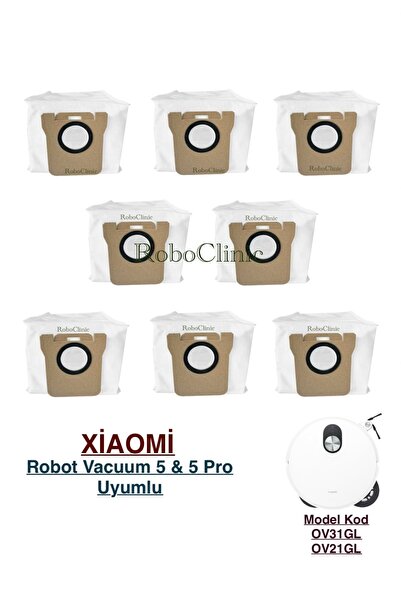 Roboclinic Συμβατή ανταλλακτική τσάντα σκόνης για την ηλεκτρική σκούπα Xiaomi...