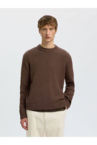 SELECTED Pullover Relaxed Fit Wollgemisch