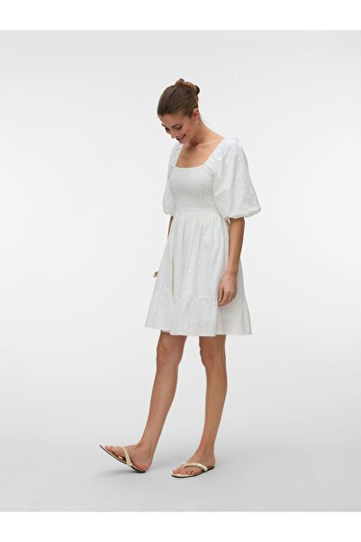 Vero Moda Gesmoktes Kleid AWJULIE Kurzes Kleid