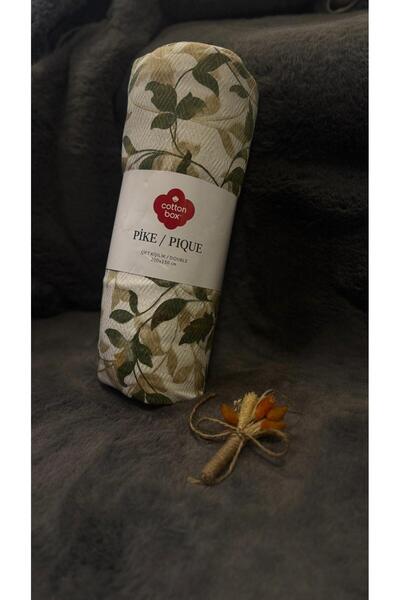 Cotton Box Asorti Reno Double Printed Pique Olea Beige