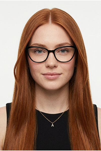 Houseofeyeris NERINA Siyah Çerçeve Blue Block Şeffaf Ekran Gözlüğü – İnce Cat...