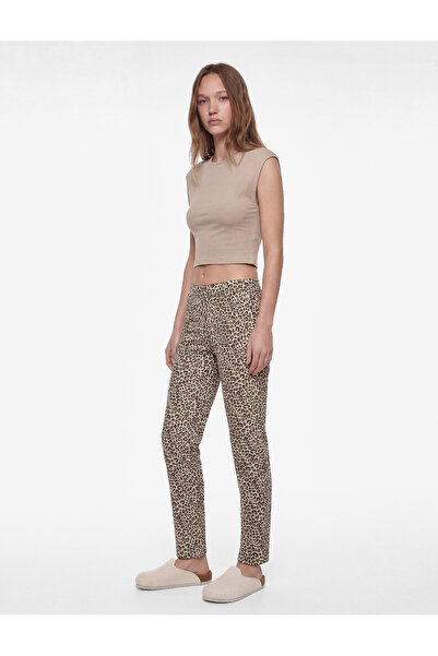 Koton Πιτζάμα με άνετο κούφιο χώρο με λεοπάρ σχέδιο