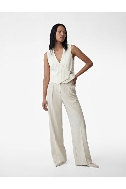 Koton διπλό πέτο Αμάνικο γιλέκο με μεταλλικά αξεσουάρ