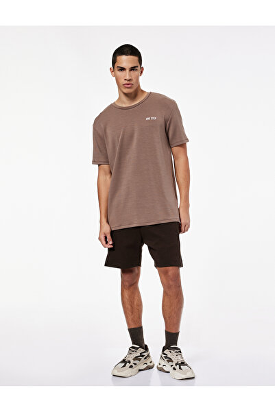 Koton Regular Fit Short Sleeve Printed Crew Neck Sports T-Shirt