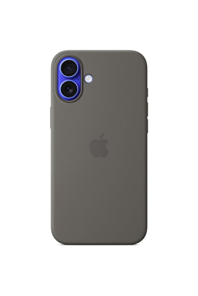 Apple iPhone 16 Plus Silicone Case with MagSafe - Stone Gray