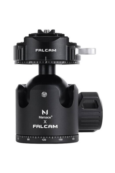 FALCAM Cap bilă trepied cu panoramă dublă F38B4906 F38 Pro Eliberare rapidă G...