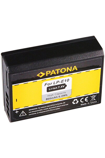 Patona Acumulator LP-E10 860mAh replace Canon EOS-1089
