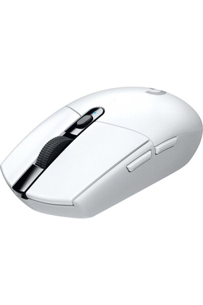 logitech Mouse gaming wireless G305 LightSpeed Hero 12K DPI, Alb