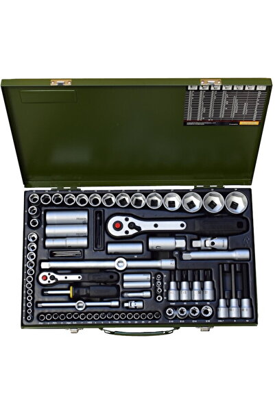 Proxxon 23640, Trusa de tubulare de 1/4" si 1/2" 86 de piese