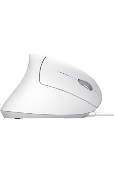 Trust VERTO MOUSE, Ergonomic, wired, 1000-1600 dpi, 5-1 scroll buttons, White...