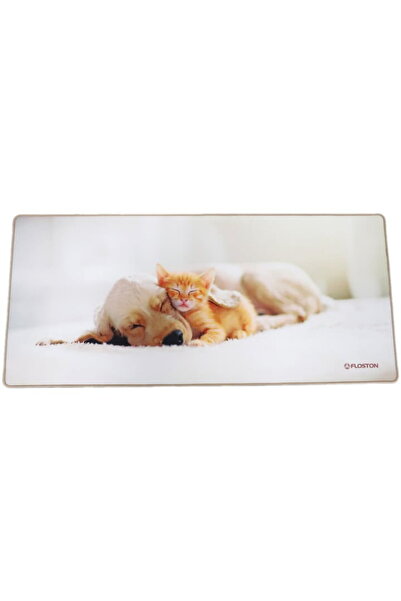 Floston Mouse Pad PET FRIENDS, 90 x 40 cm, rubberized base, textile surface, ...