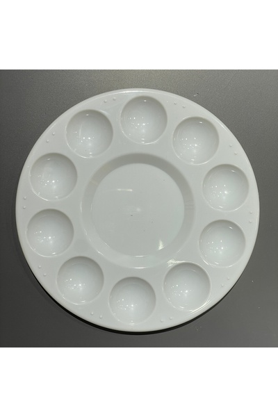 VERA SANAT Palet din plastic dur de 17 cm cu 10+1 găuri